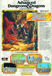 Advert for Dragons of Flame on the Microsoft DOS.