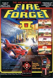 Advert for Fire and Forget 2: The Death Convoy on the Sega Master System.