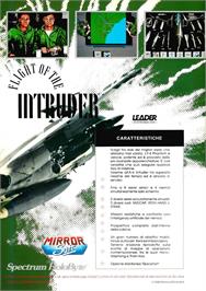 Advert for Flight of the Intruder on the Microsoft DOS.