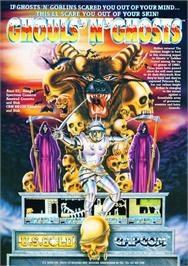 Advert for Ghouls'n Ghosts on the Atari ST.