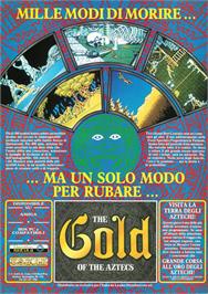 Advert for Gold of the Aztecs on the Atari ST.