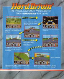 Advert for Hard Drivin' on the Atari ST.