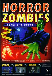 Advert for Horror Zombies from the Crypt on the Microsoft DOS.