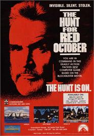Advert for Hunt for Red October on the Atari ST.