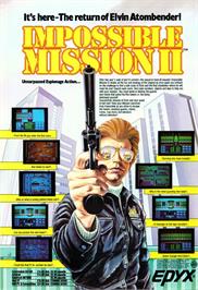 Advert for Impossible Mission 2 on the Amstrad CPC.