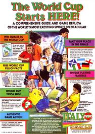 Advert for Italia 1990 on the Atari ST.