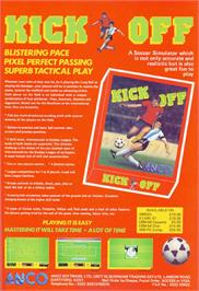 Advert for Kick Off: Extra Time on the Commodore Amiga.