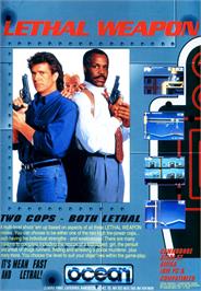 Advert for Lethal Weapon on the Commodore Amiga.
