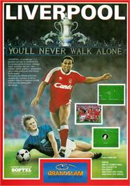Advert for Liverpool: The Computer Game on the Commodore Amiga.