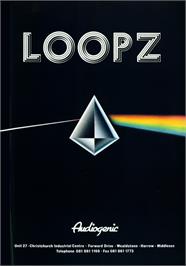 Advert for Loopz on the Microsoft DOS.