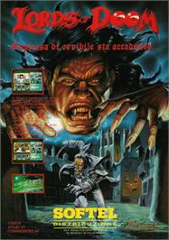 Advert for Lords of Doom on the Microsoft DOS.