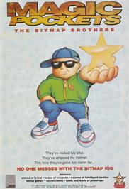 Advert for Magic Pockets on the Commodore Amiga.