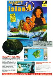 Advert for Maupiti Island on the Commodore Amiga.