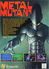Advert for Metal Mutant on the Commodore Amiga.