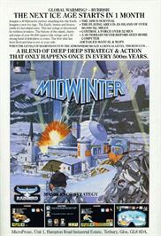 Advert for Midwinter on the Microsoft DOS.