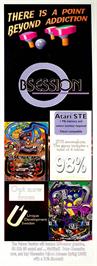 Advert for Obsession on the Atari ST.