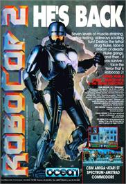 Advert for Robocop 2 on the Atari ST.