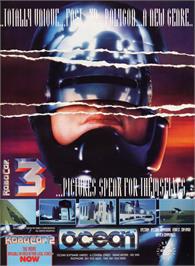 Advert for RoboCop 3 on the Microsoft DOS.