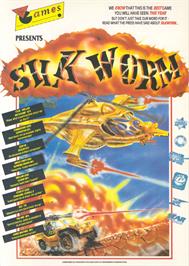Advert for Silk Worm on the Atari ST.