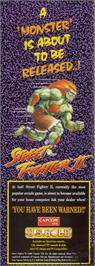 Advert for Street Fighter II - The World Warrior on the Commodore Amiga.