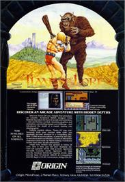 Advert for Times of Lore on the Atari ST.