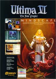Advert for Ultima VI: The False Prophet on the Commodore 64.
