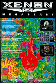 Advert for Xenon 2: Megablast on the Commodore Amiga.