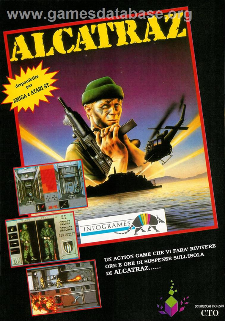 Alcatraz - Commodore Amiga - Artwork - Advert