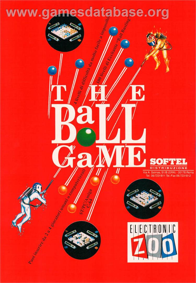 Ball Game - Commodore Amiga - Artwork - Advert