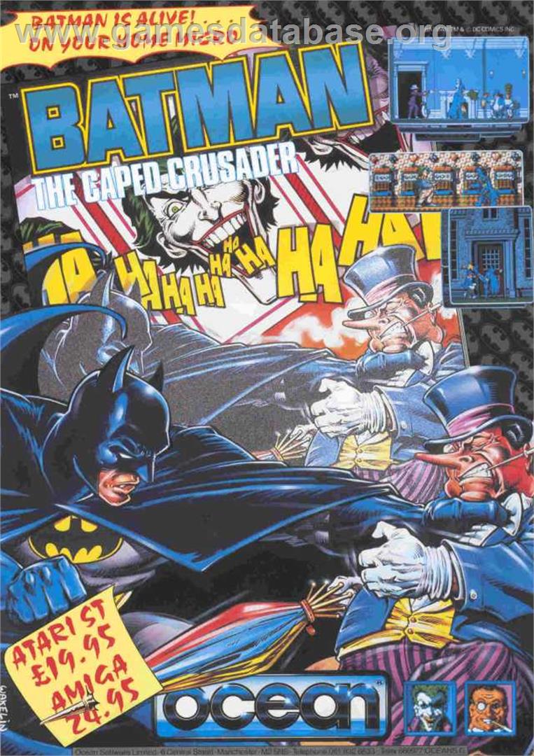 Batman: The Caped Crusader - Commodore Amiga - Artwork - Advert