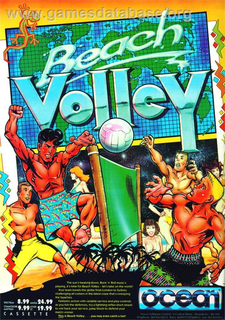 Beach Volley - Commodore Amiga - Artwork - Advert