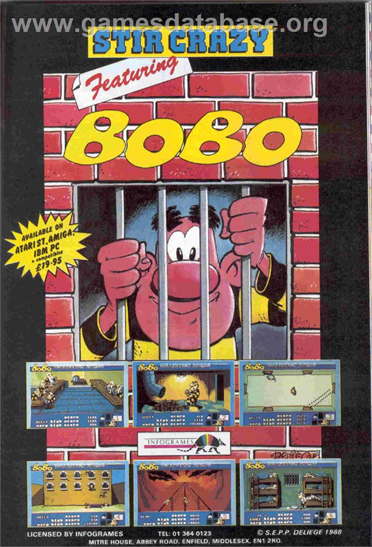 BoBo - Amstrad CPC - Artwork - Advert
