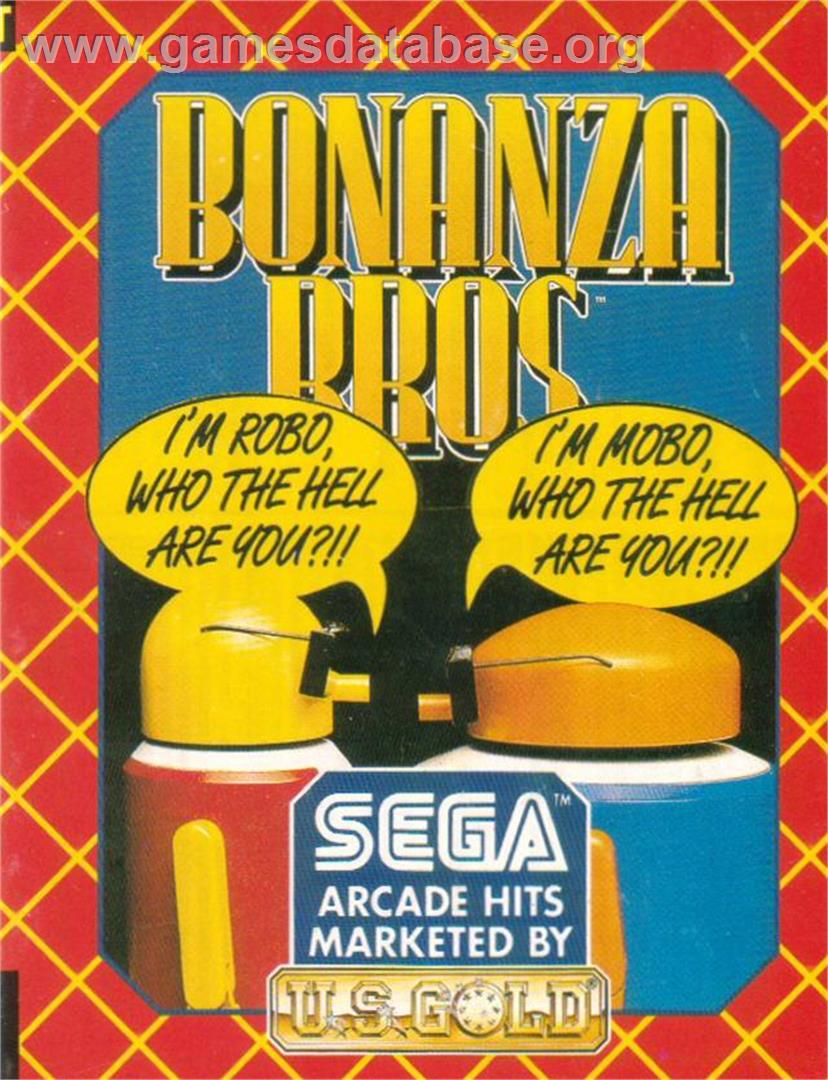 Bonanza Bros. - Arcade - Artwork - Advert