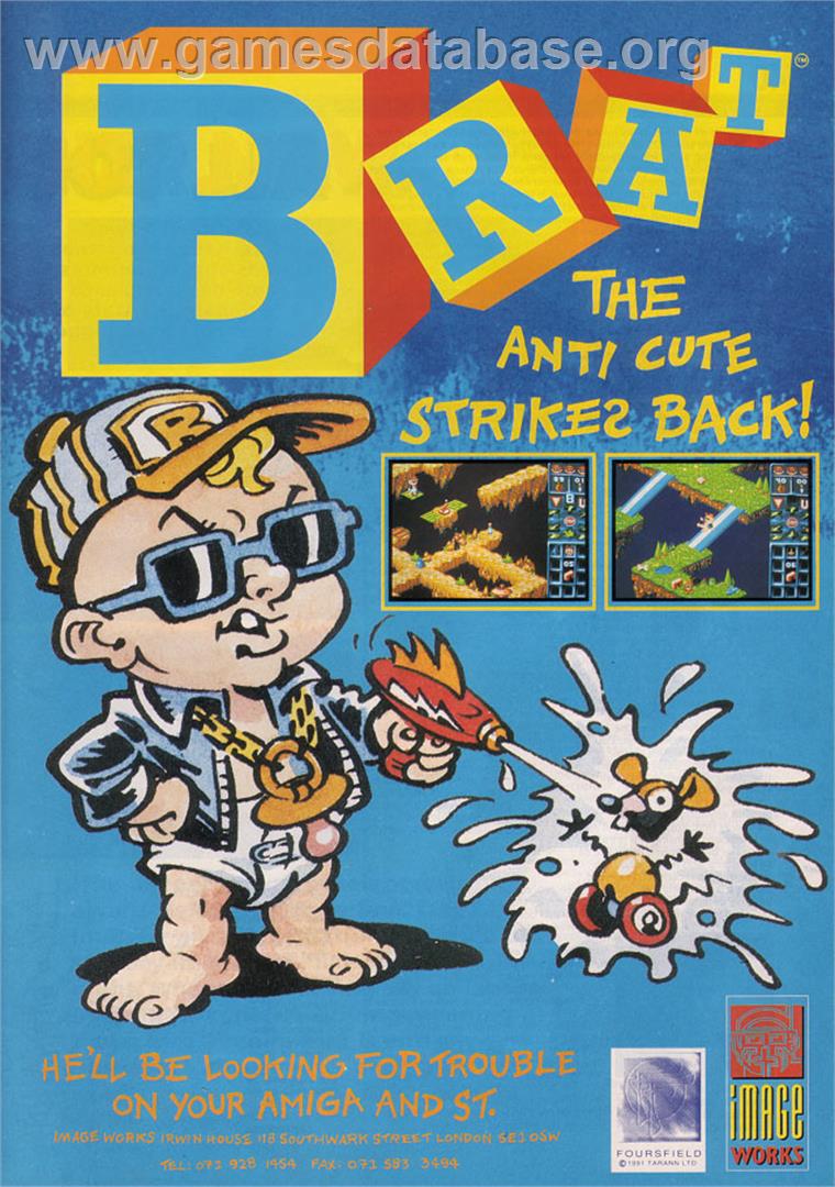 Brat - Commodore Amiga - Artwork - Advert