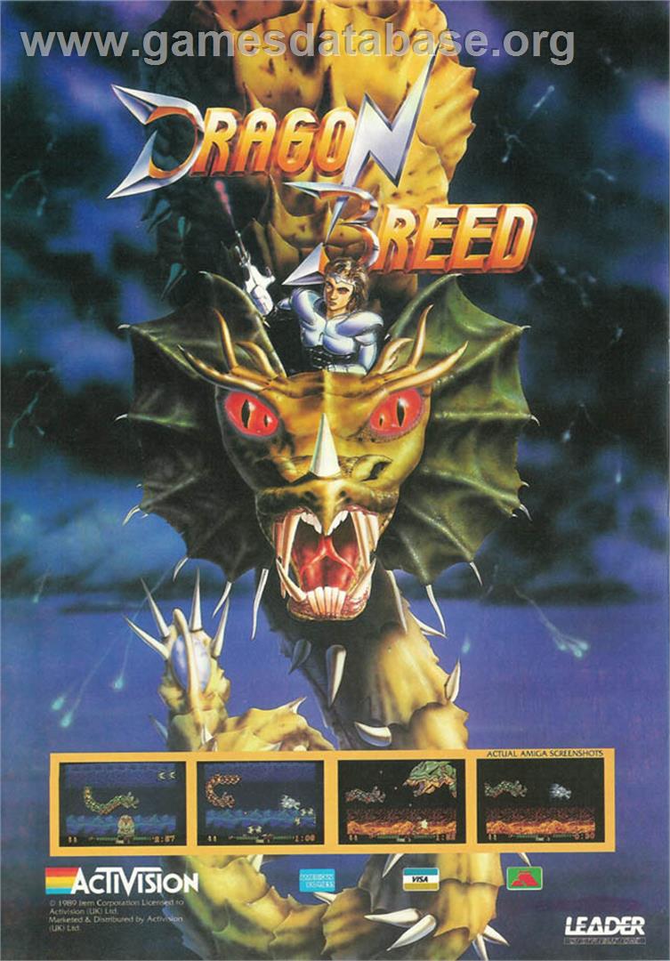 Dragon Breed - Commodore Amiga - Artwork - Advert