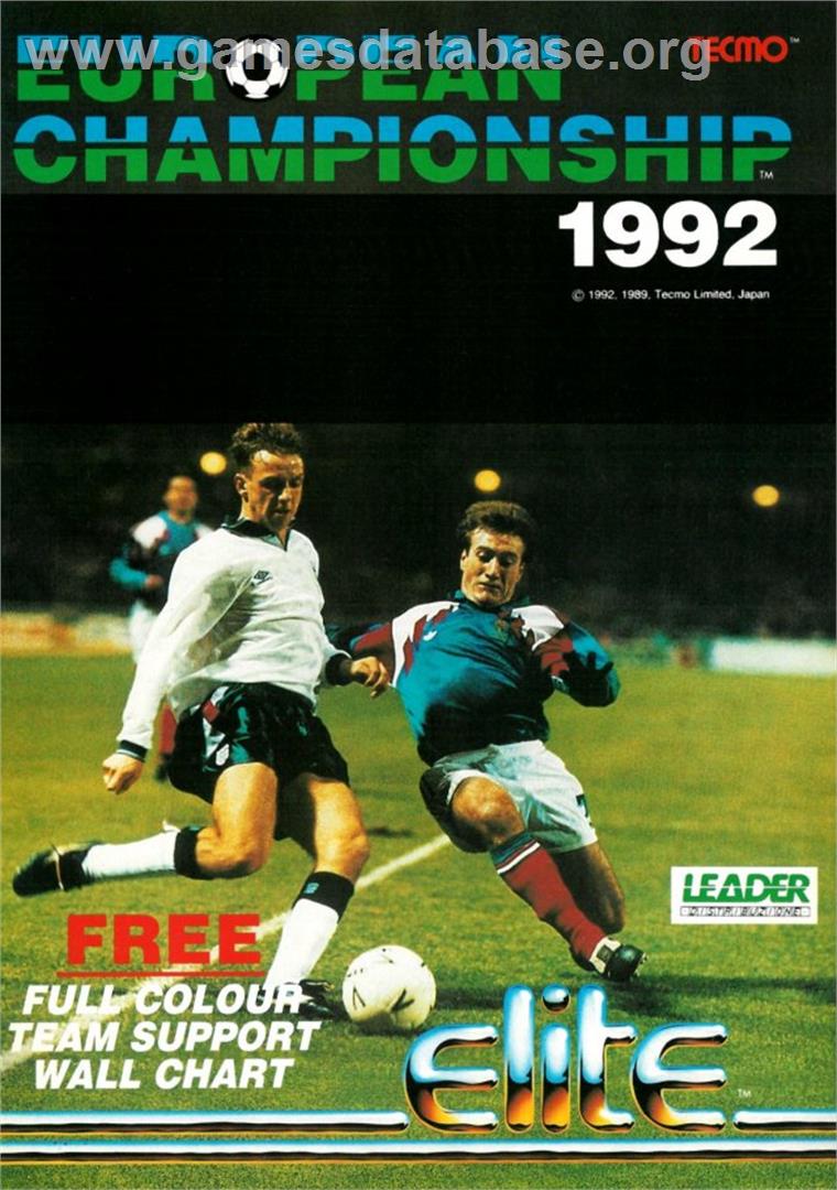 European Championship 1992 - Commodore Amiga - Artwork - Advert