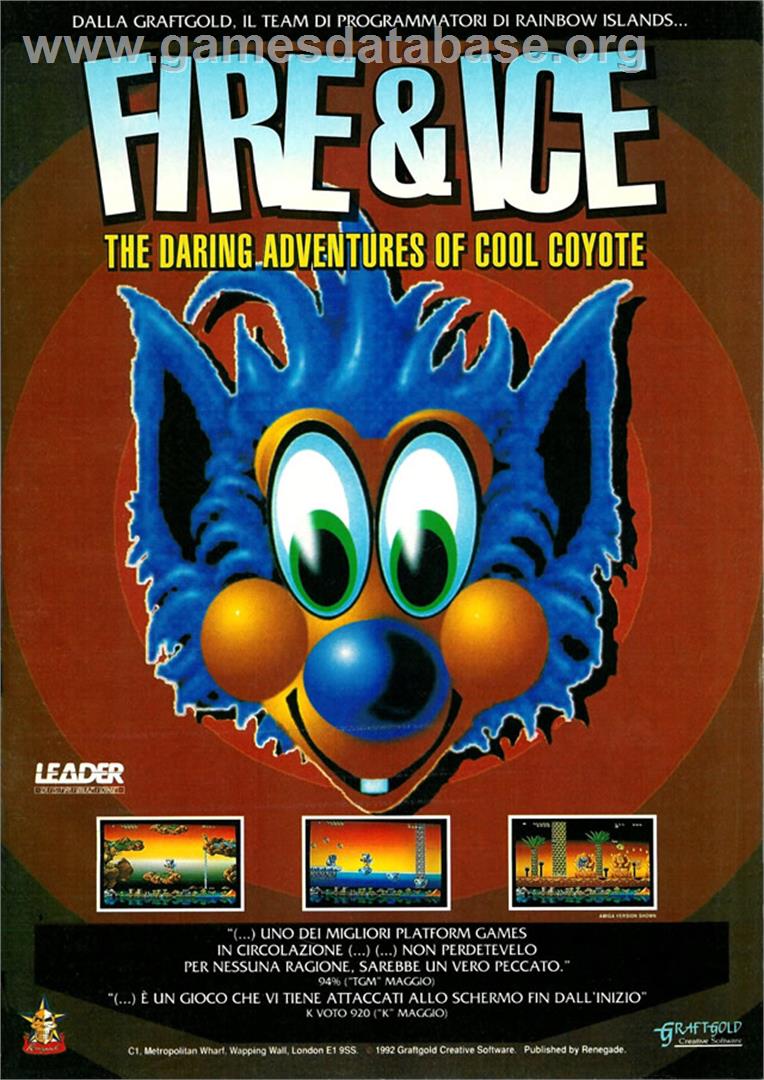 Fire and Ice - Commodore Amiga CD32 - Artwork - Advert