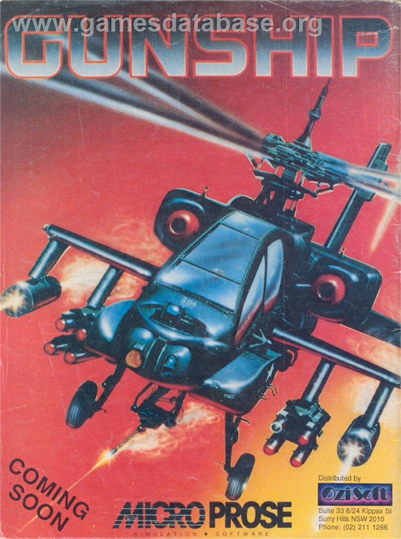 Gunship - Apple II - Artwork - Advert