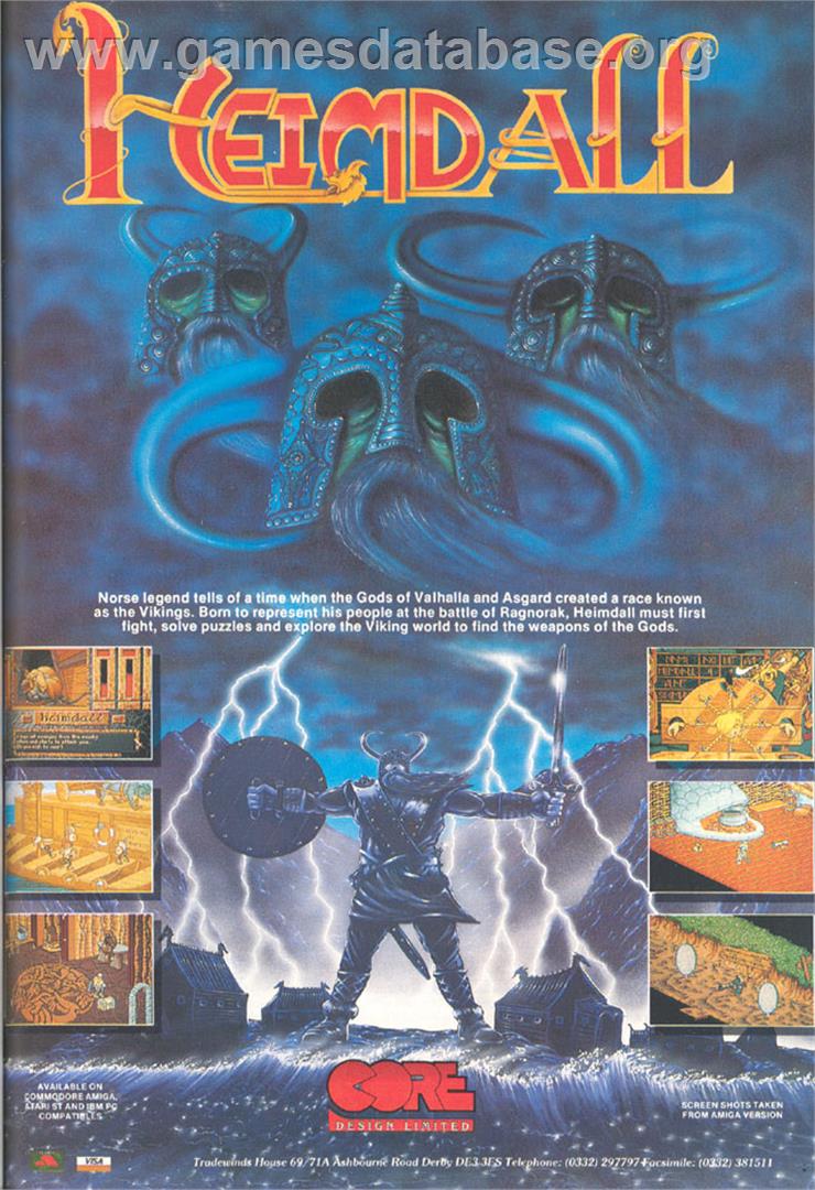 Heimdall - Commodore Amiga - Artwork - Advert