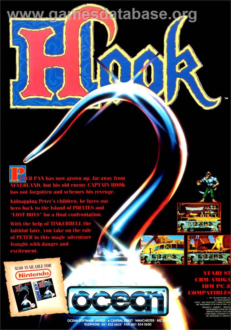 Hook - Atari ST - Artwork - Advert
