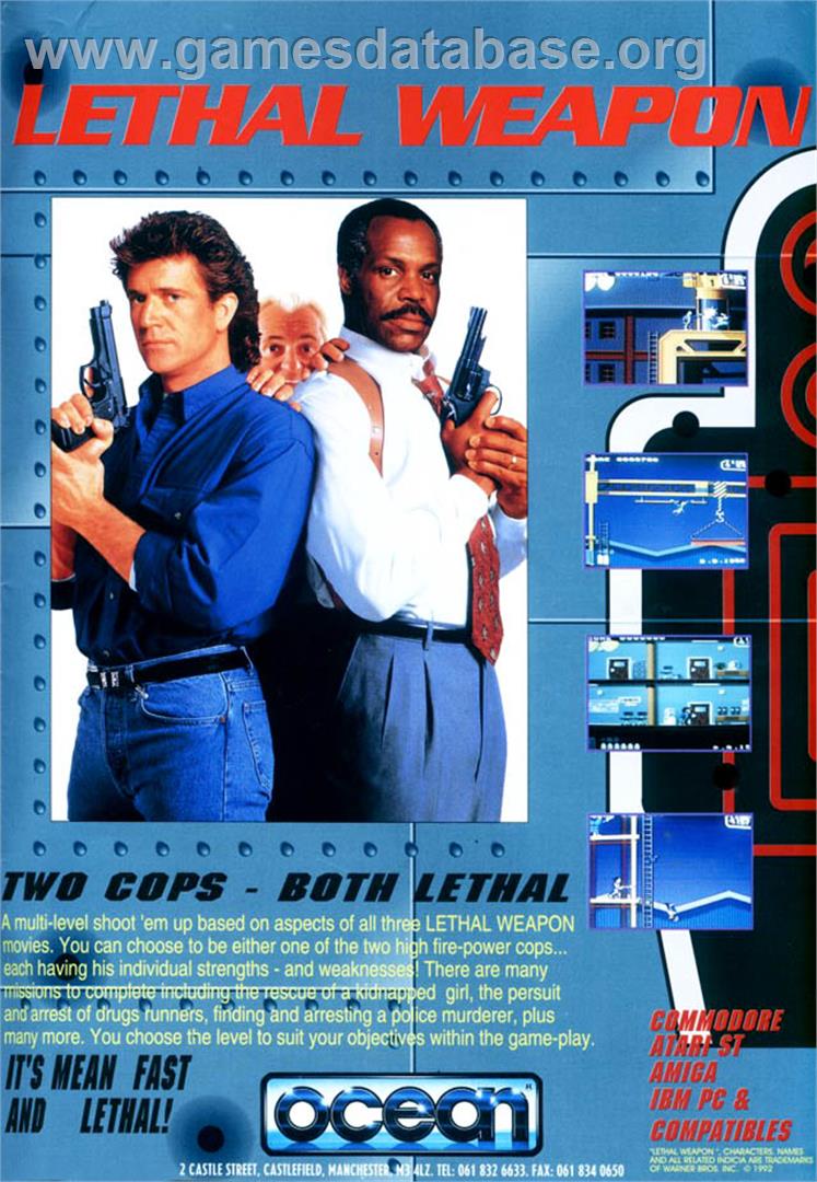Lethal Weapon - Nintendo Arcade Systems - Artwork - Advert
