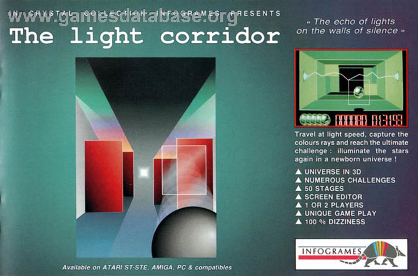 Light Corridor - Amstrad CPC - Artwork - Advert