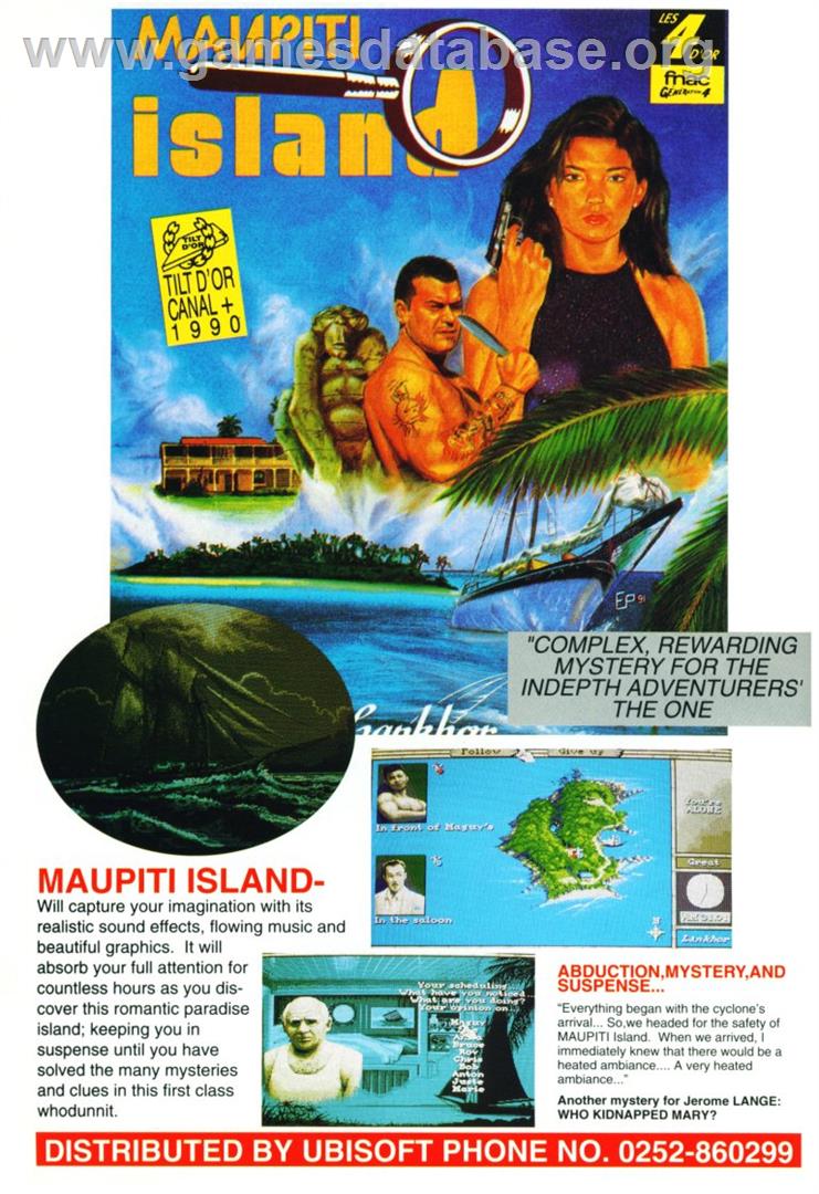 Maupiti Island - Atari ST - Artwork - Advert