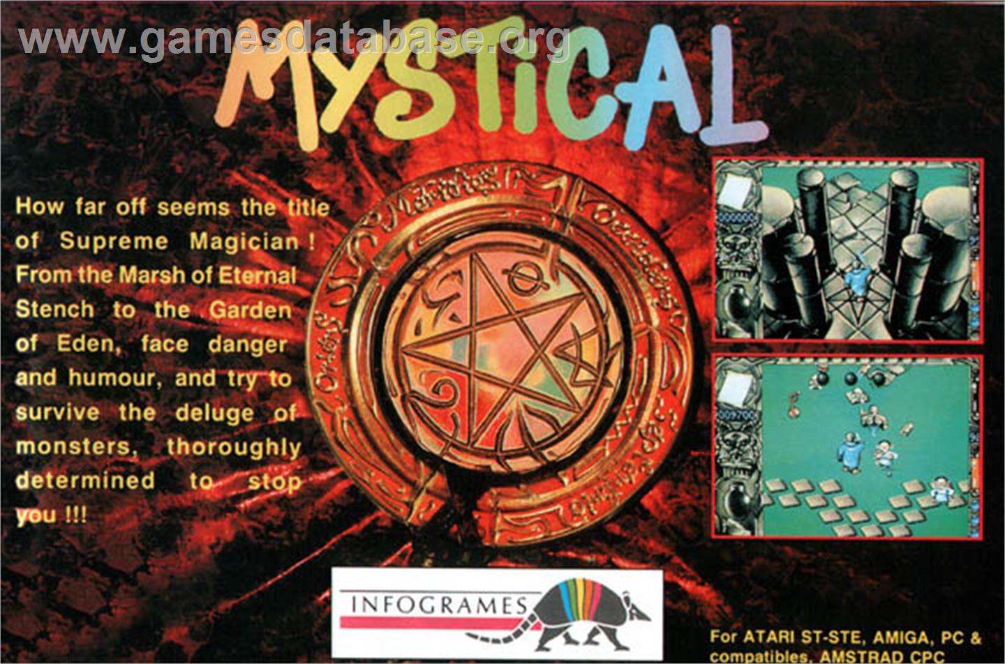 Mystical - Amstrad GX4000 - Artwork - Advert