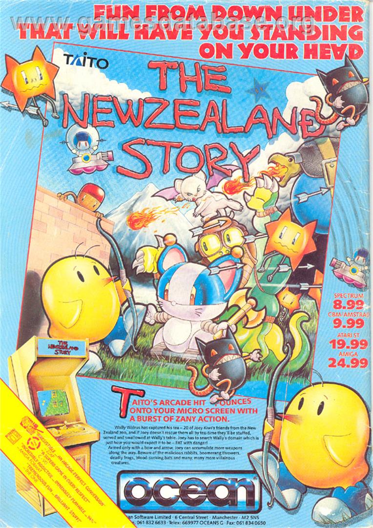 New Zealand Story - Atari ST - Artwork - Advert