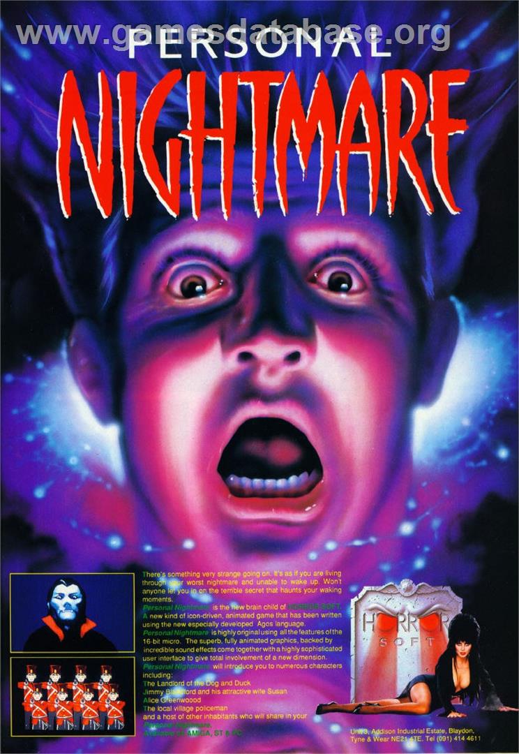 Personal Nightmare - Commodore Amiga - Artwork - Advert