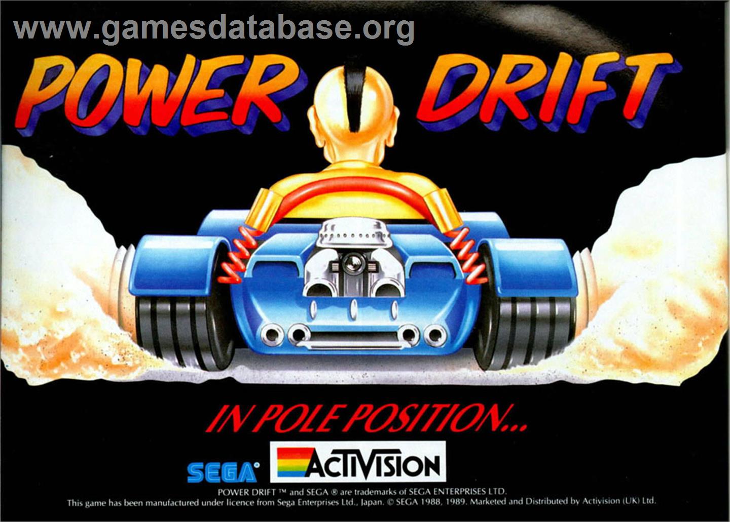 Power Drift - NEC TurboGrafx-16 - Artwork - Advert