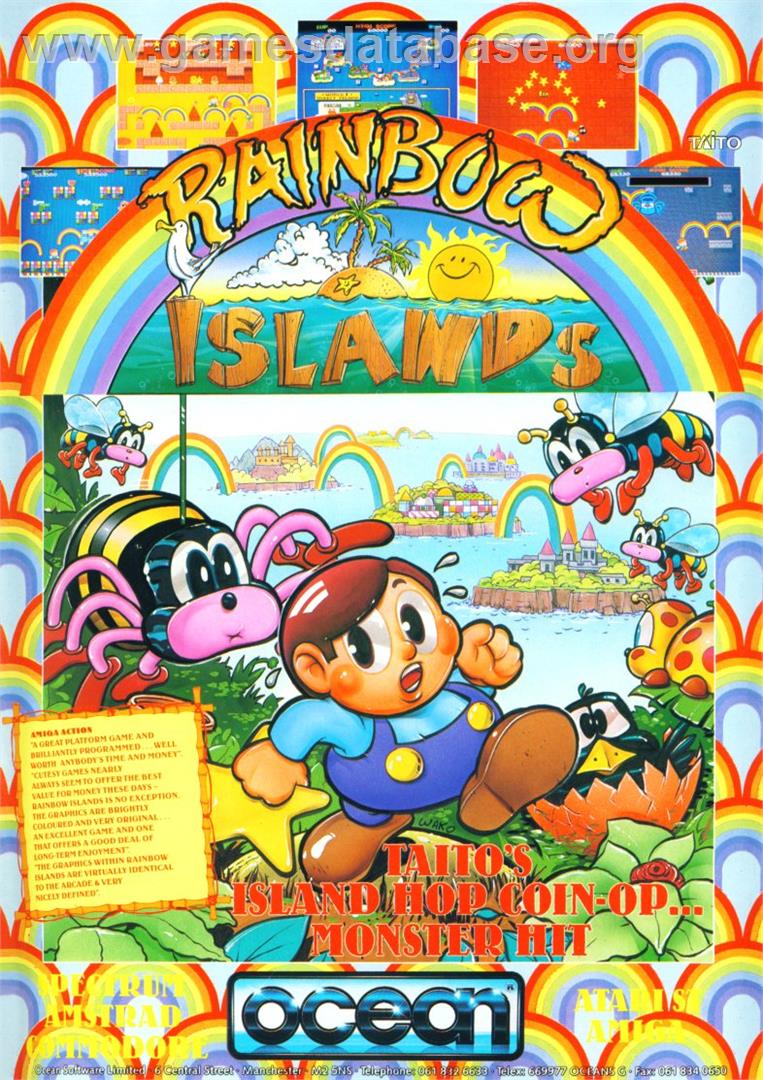 Rainbow Islands - Atari ST - Artwork - Advert