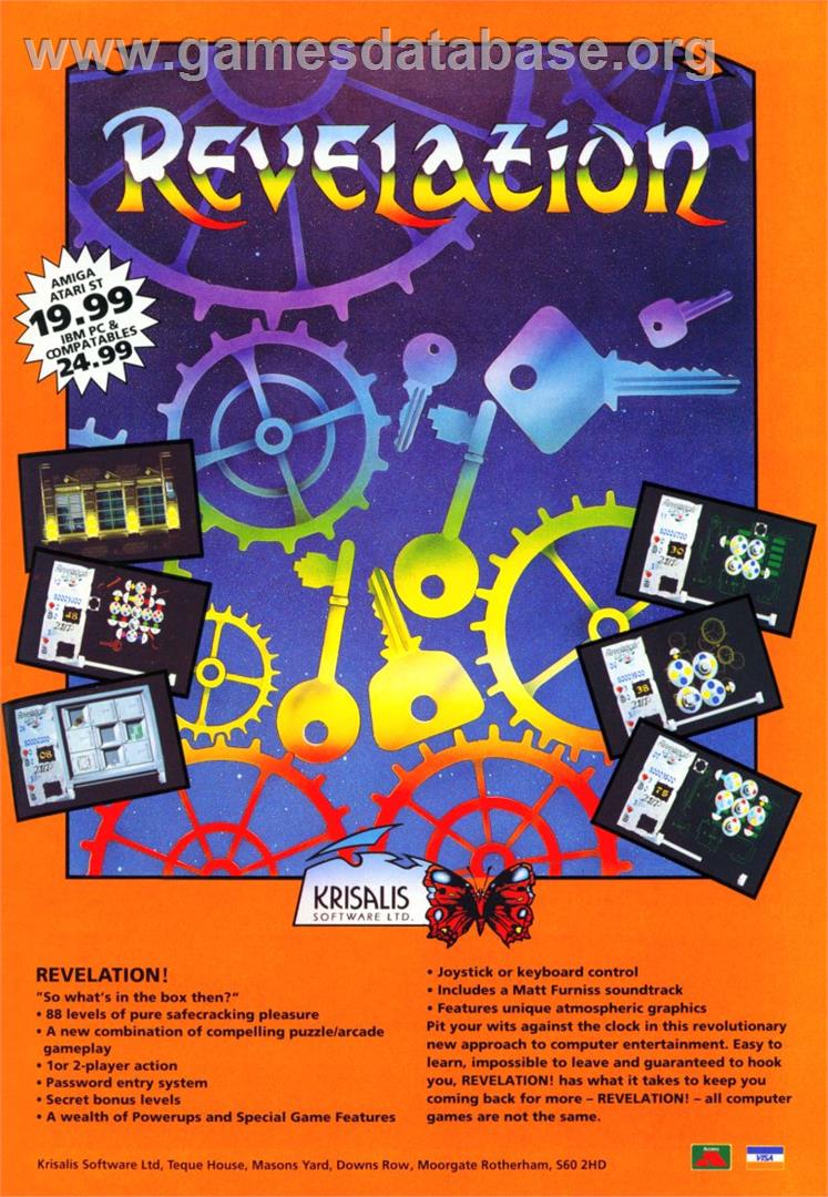 Revelation - Commodore Amiga - Artwork - Advert