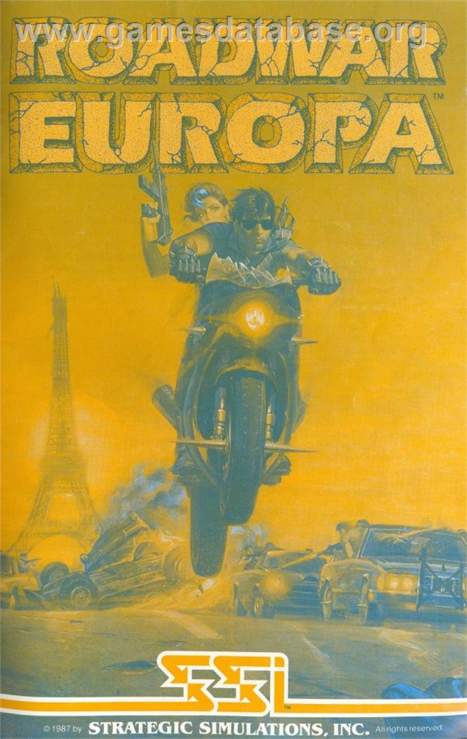 Roadwar Europa - Commodore 64 - Artwork - Advert
